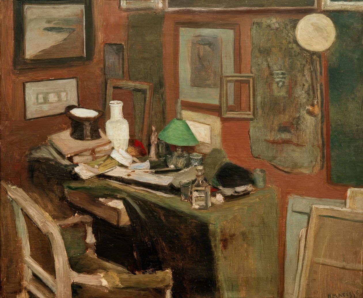 Interior con sombrero de copa de Henri Matisse