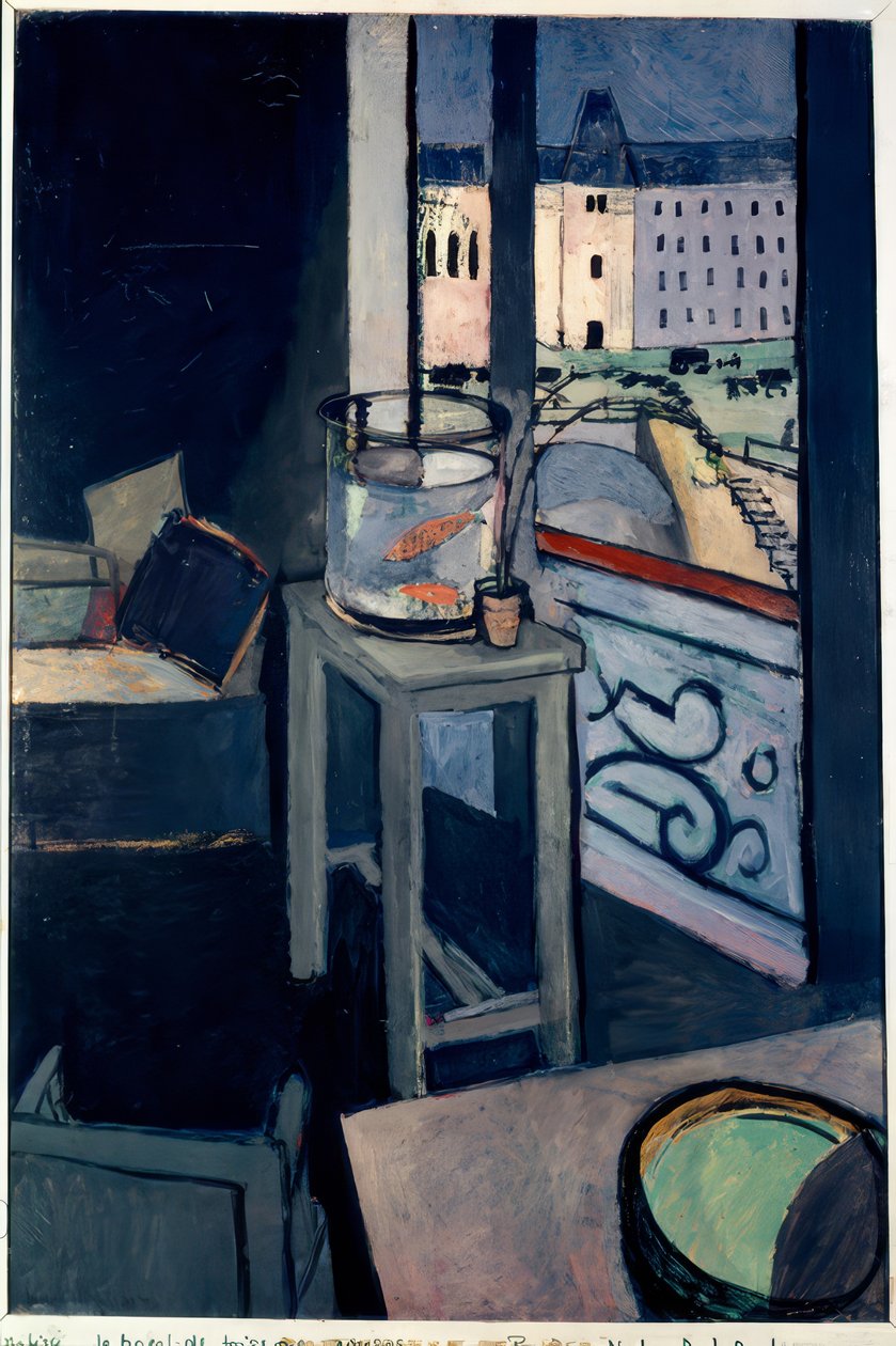 Interior, pecera de Henri Matisse