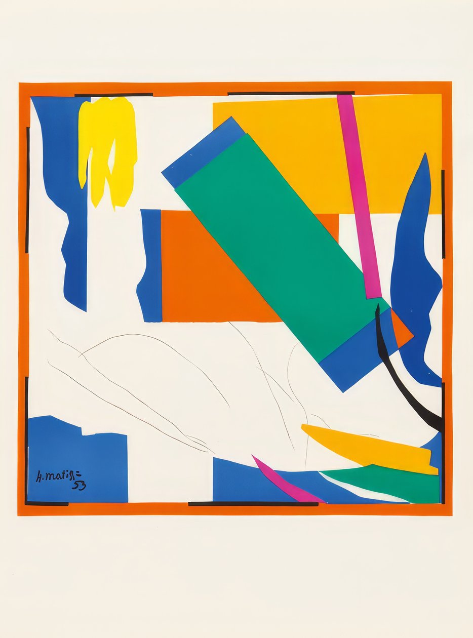 Convolute de ocho litografías en color de Henri Matisse