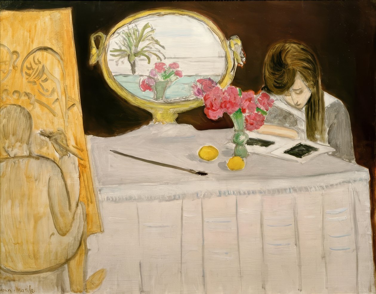 La sesión de pintura de Henri Matisse