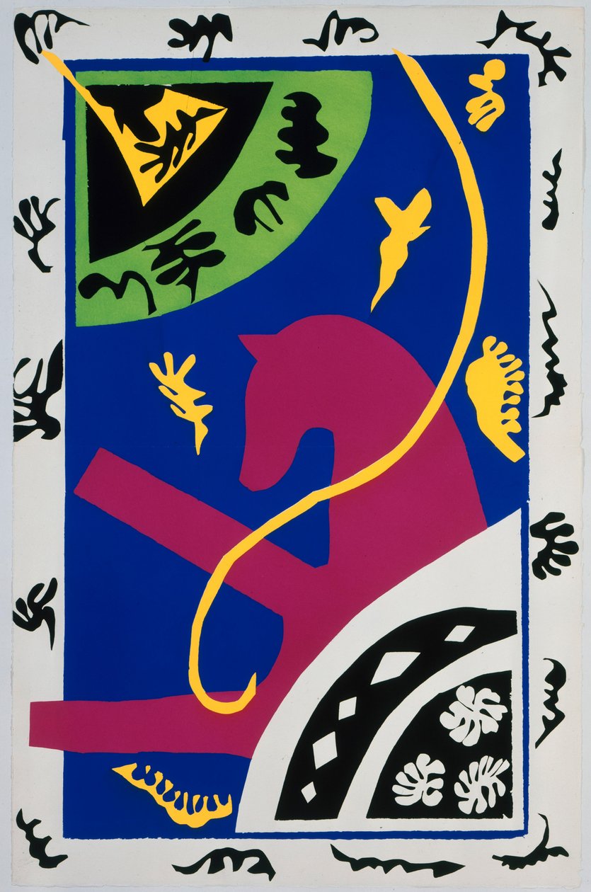 El caballo, la amazona y el payaso. De «Jazz». Lámina V. P. 34 de Henri Matisse