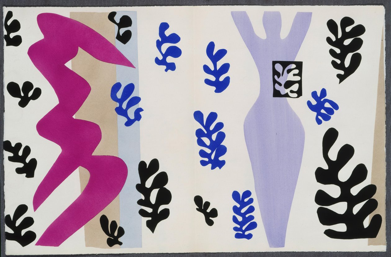 El lanzador de cuchillos. De «Jazz». Lámina XV. P. 106 de Henri Matisse
