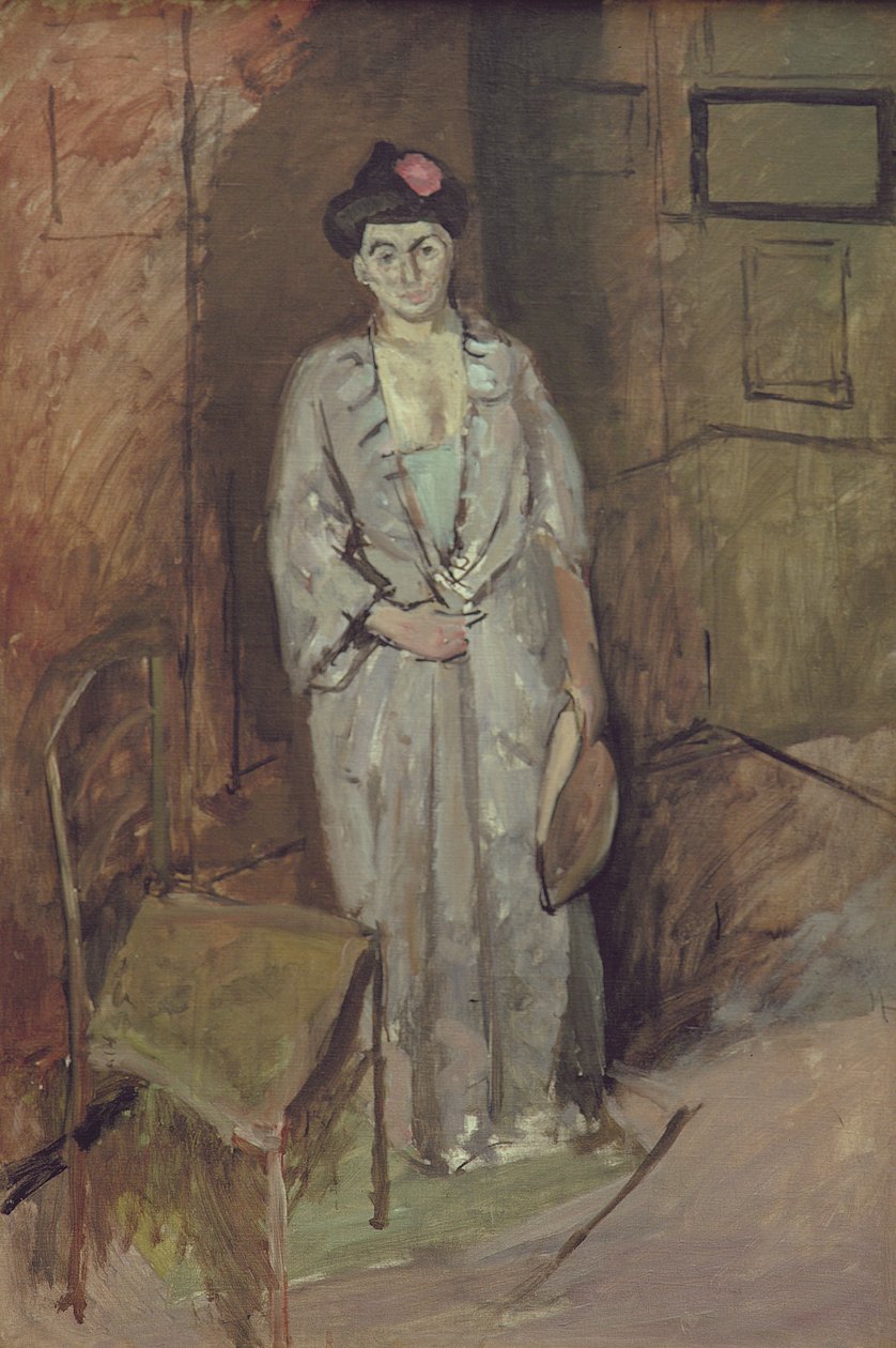 Madame Matisse en Japonaise (La dama japonesa) 1901 (óleo sobre lienzo) de Henri Matisse