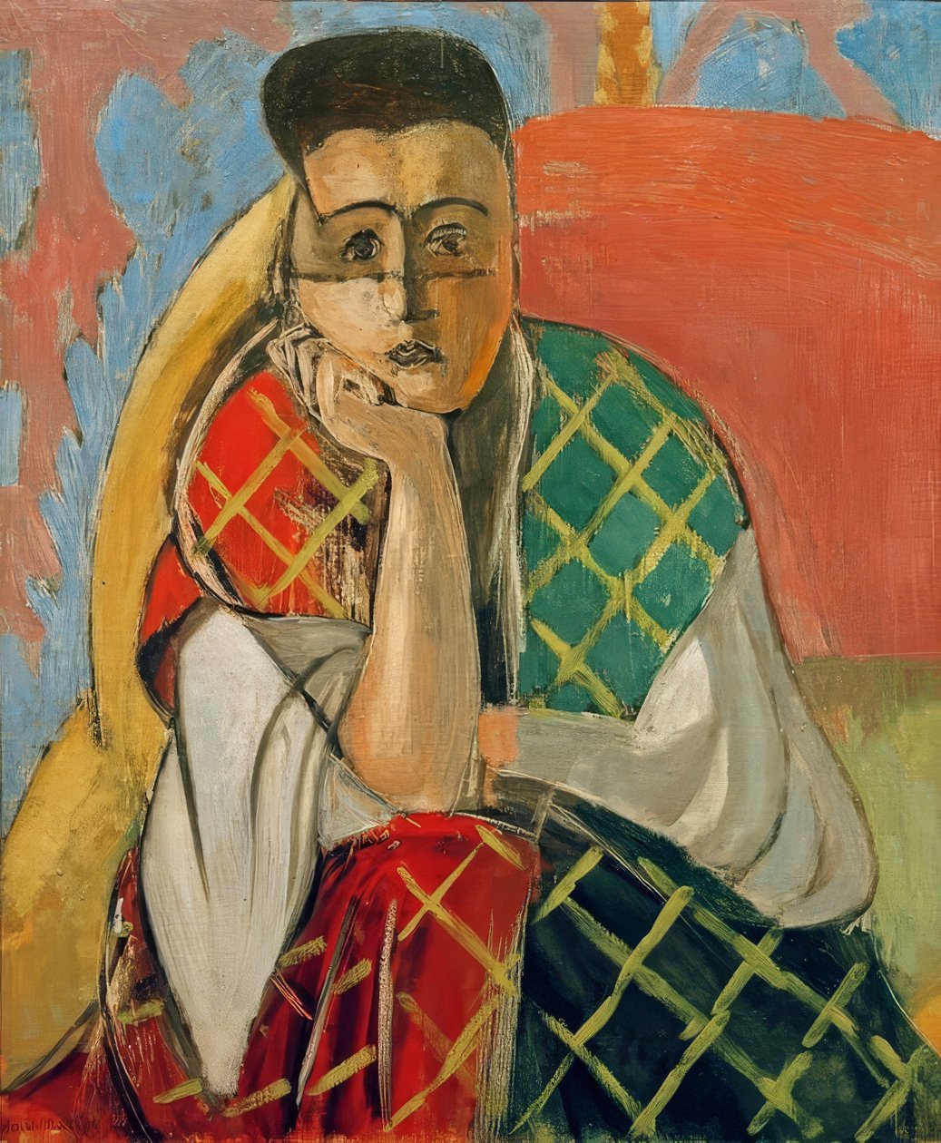 Mademoiselle H.D. Mujer con velo de Henri Matisse