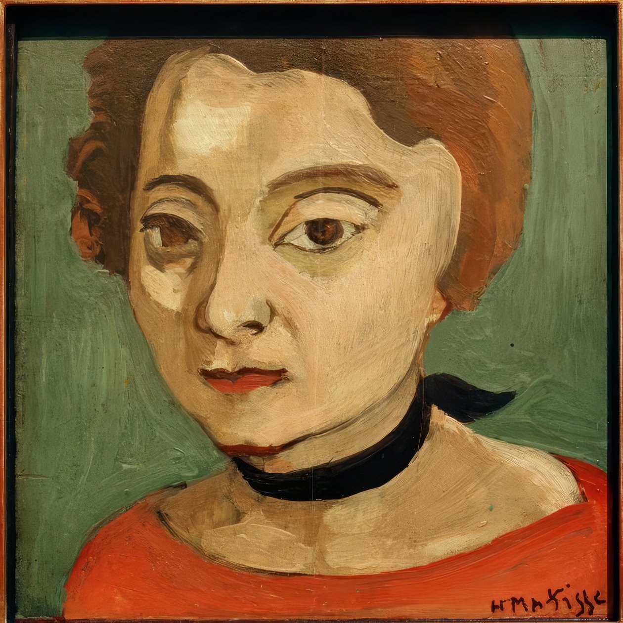 Marguerite con collar de terciopelo negro de Henri Matisse