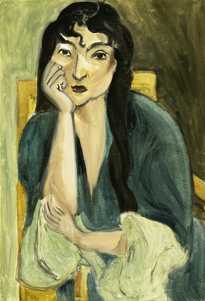 Meditación (Retrato de Lorette), c.1916 (óleo sobre lienzo) de Henri Matisse