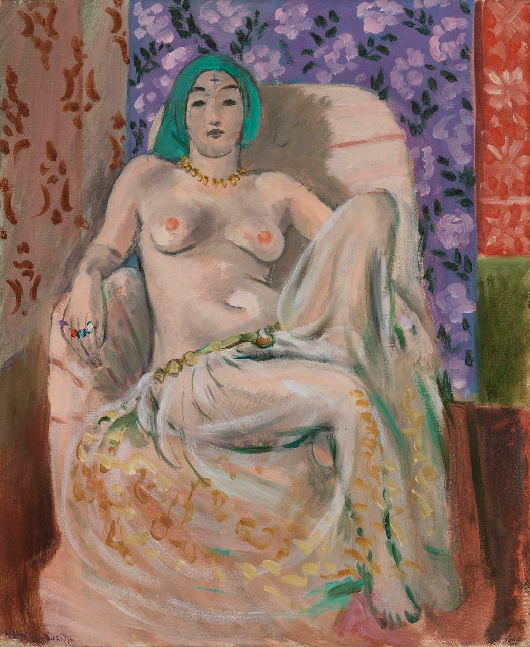 Mujer mora (La rodilla levantada) de Henri Matisse