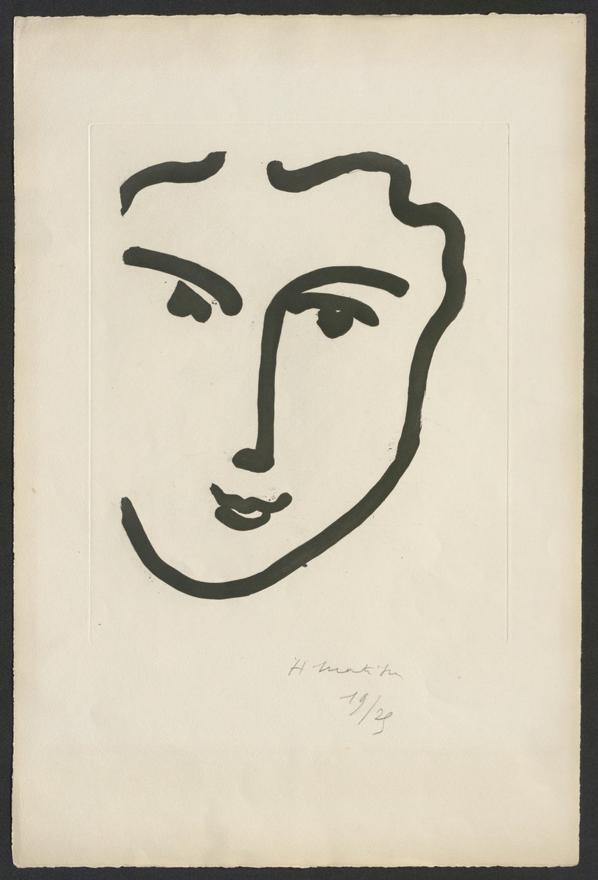Nadia con la sonrisa alegre de Henri Matisse