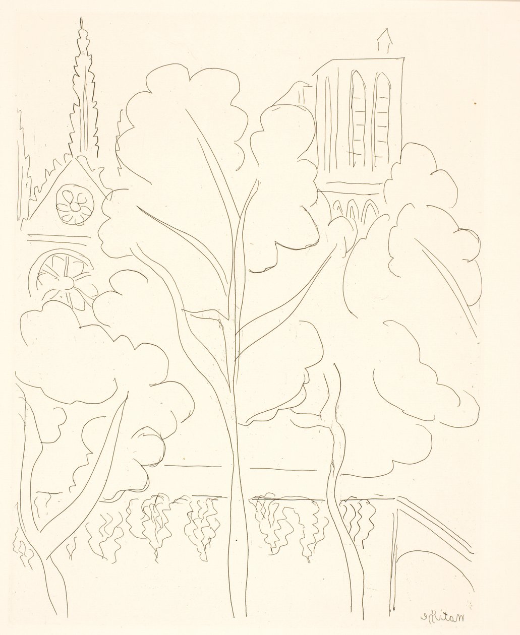 Notre-Dame, París de Henri Matisse