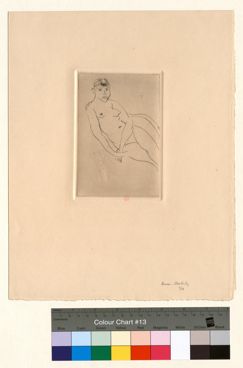 Desnudo semirrecostado de Henri Matisse