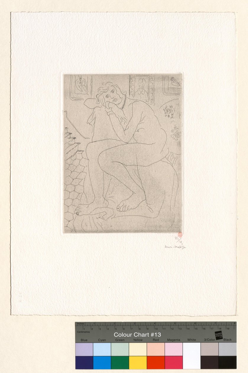 Desnudo sentado y retrato de Madame Cézanne de Henri Matisse