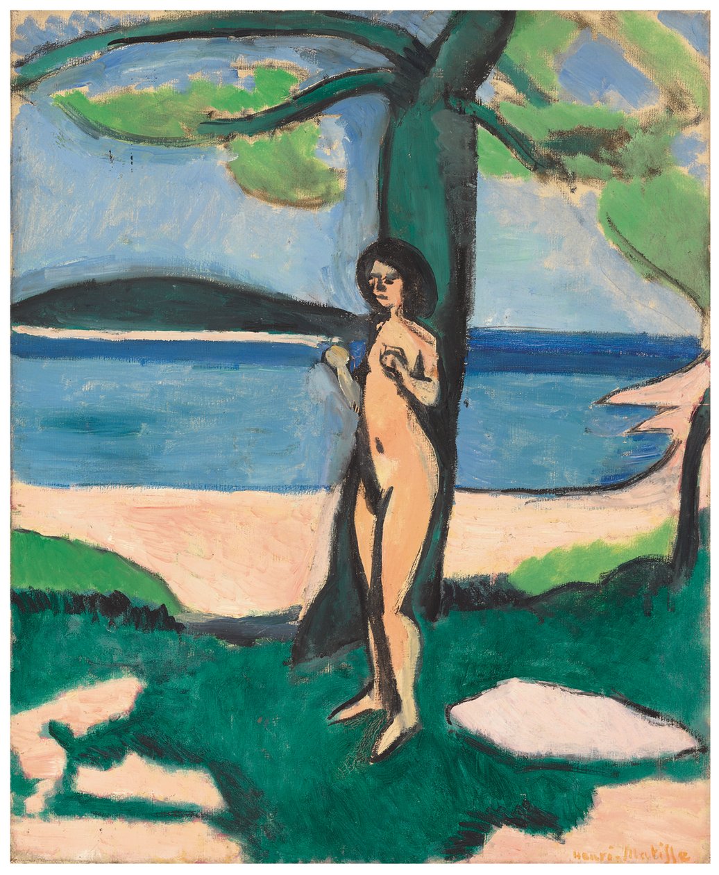 Desnudo junto al mar de Henri Matisse