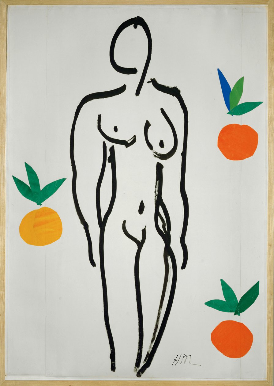 Desnudo con naranjas de Henri Matisse