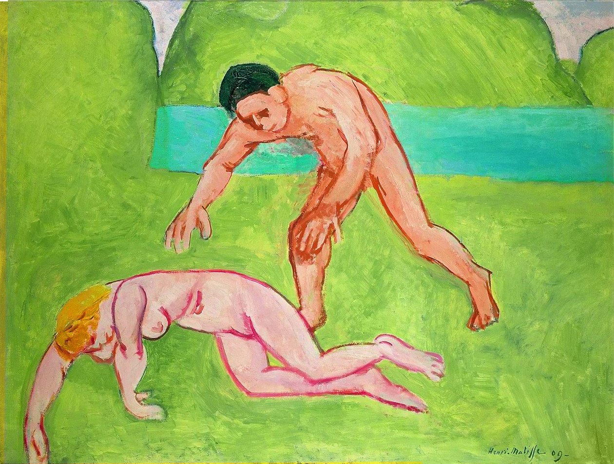 Ninfa y sátiro de Henri Matisse