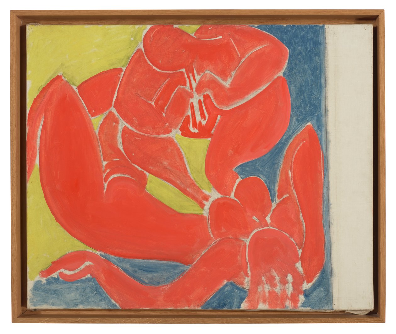 Ninfa y fauna roja (enmarcado) de Henri Matisse