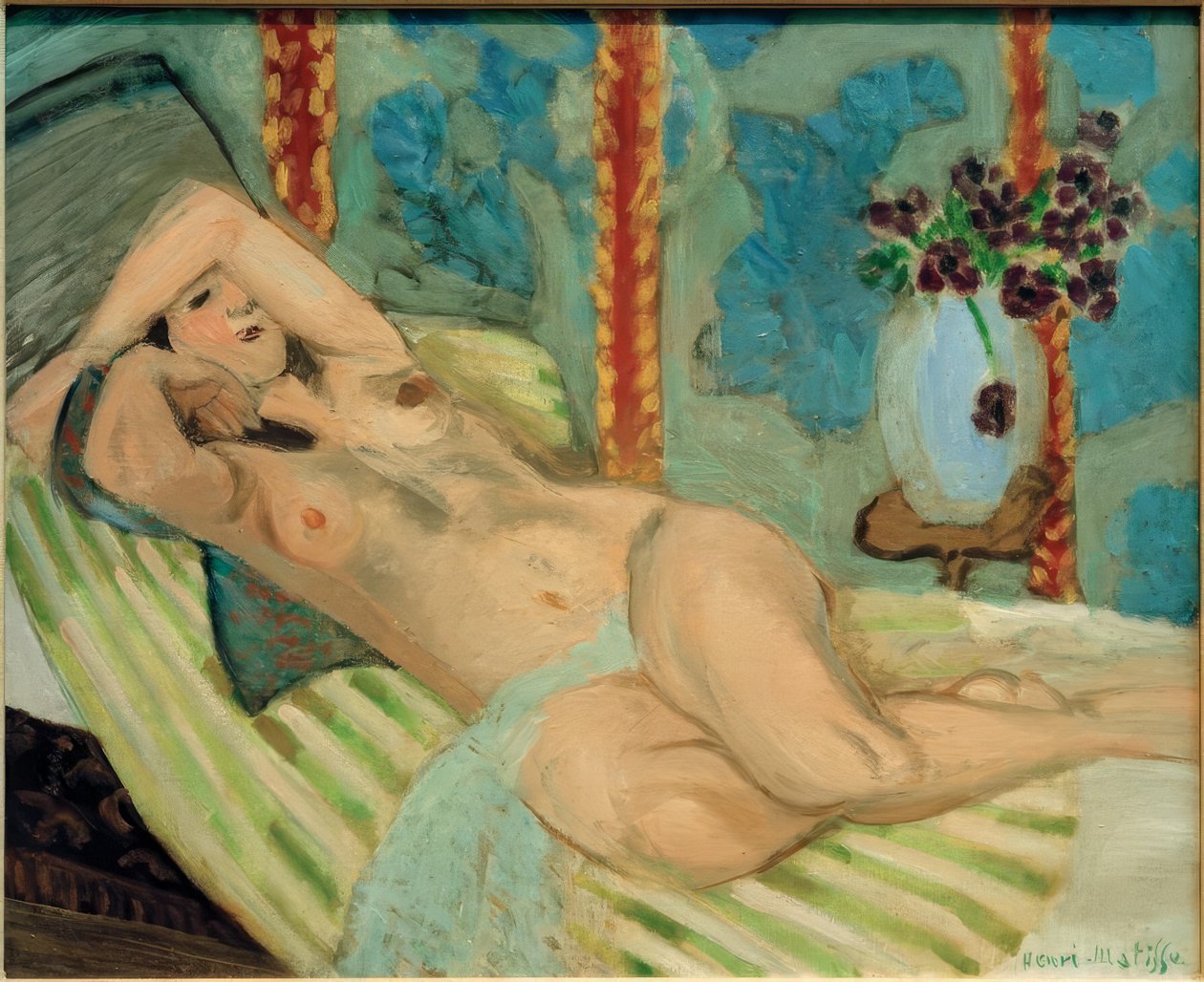 Odalisca (Desnudo sobre fondo azul) de Henri Matisse