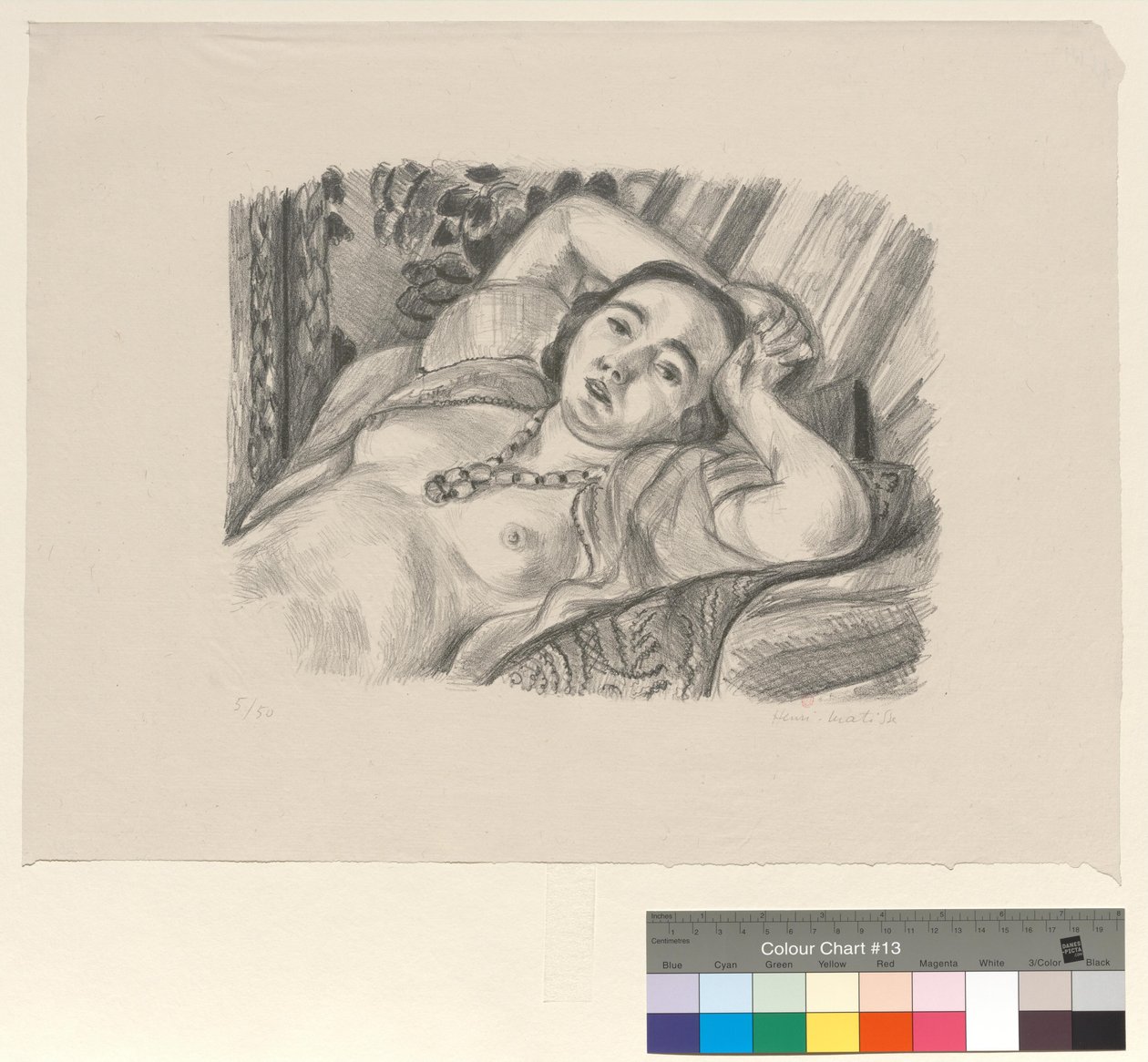 Odalista con collar de Henri Matisse