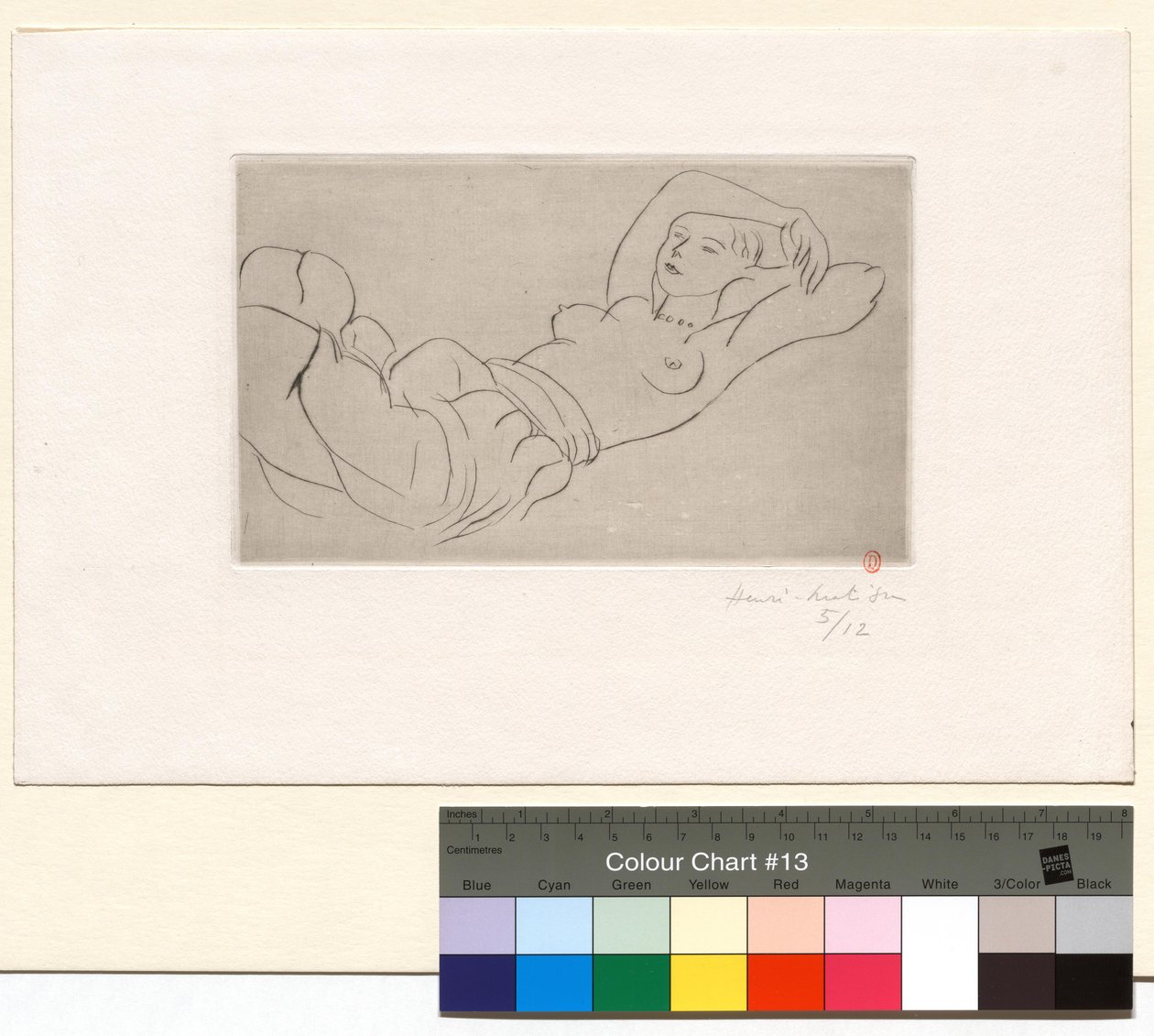 Odalisca recostada de Henri Matisse