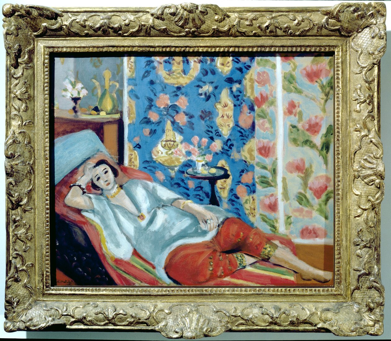 Odalisca con pantalones culotte rojos de Henri Matisse