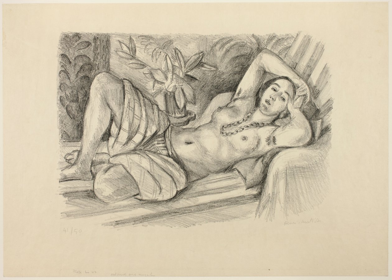 Odalisca con magnolia de Henri Matisse