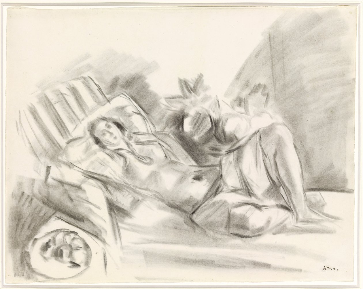 Odalisca con magnolias de Henri Matisse