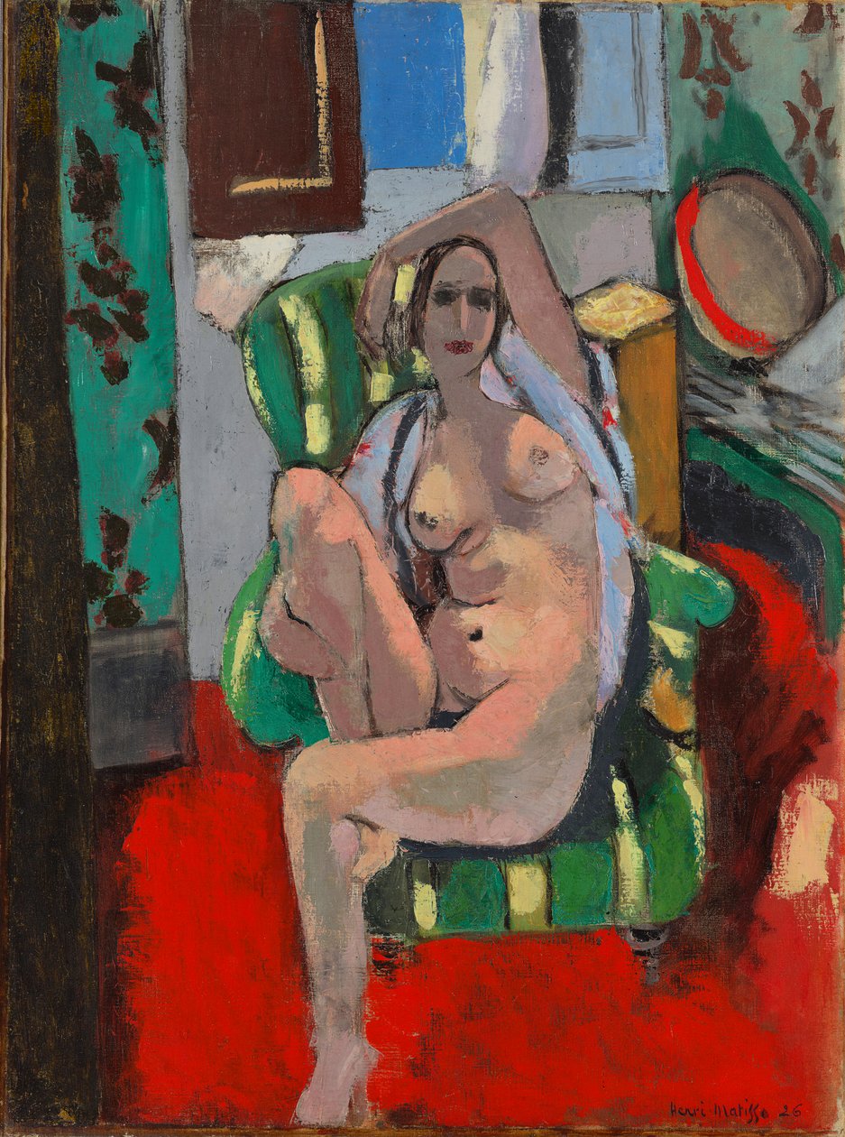 Odalisca con pandereta de Henri Matisse