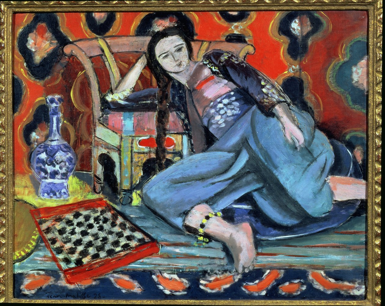 Odalisca con silla turca de Henri Matisse