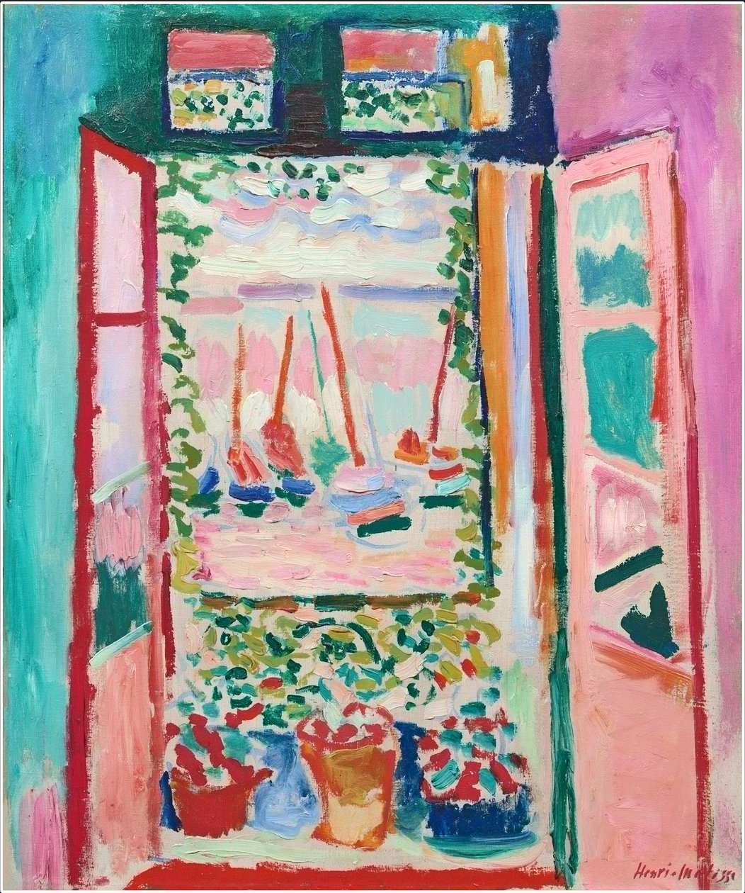 Ventana abierta, Collioure de Henri Matisse