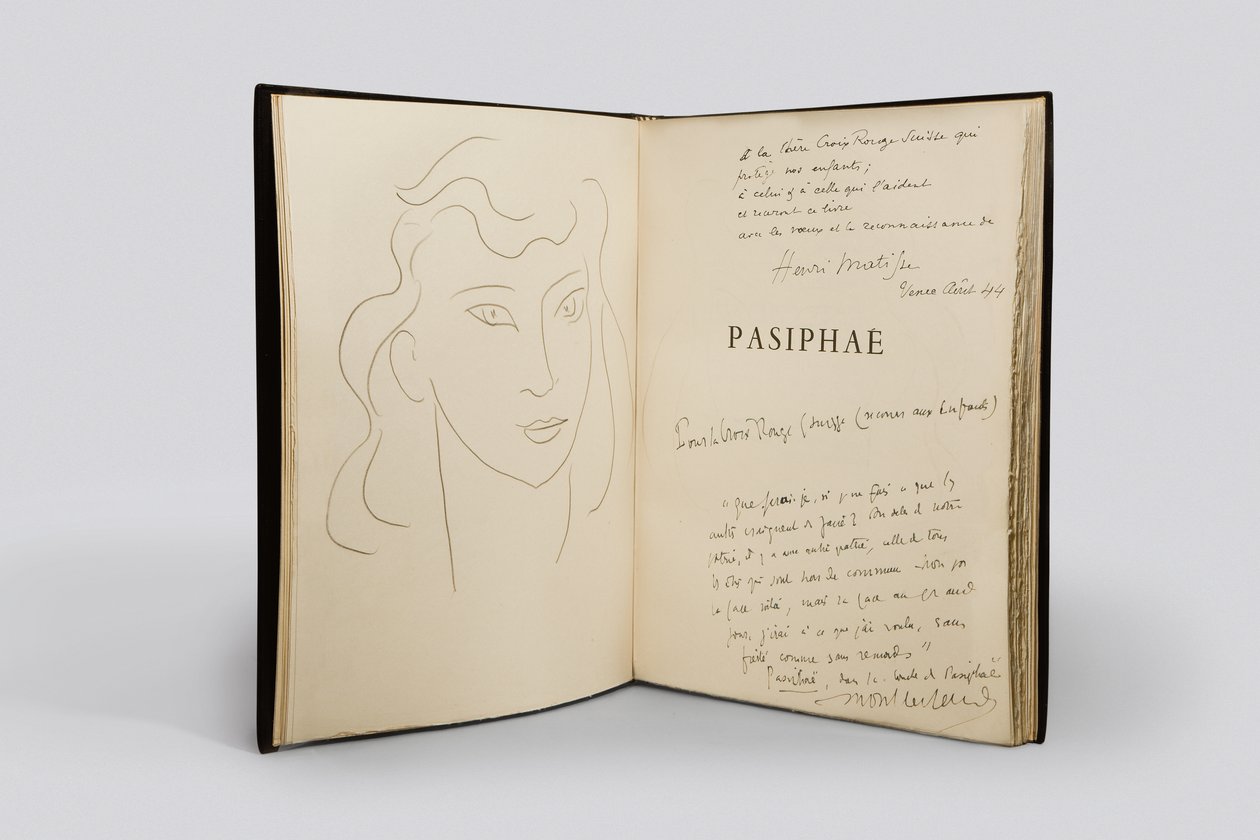 Pasiphaé. Chant de Minos (les Crétois)" de Henry Millon Montherlant de Henri Matisse