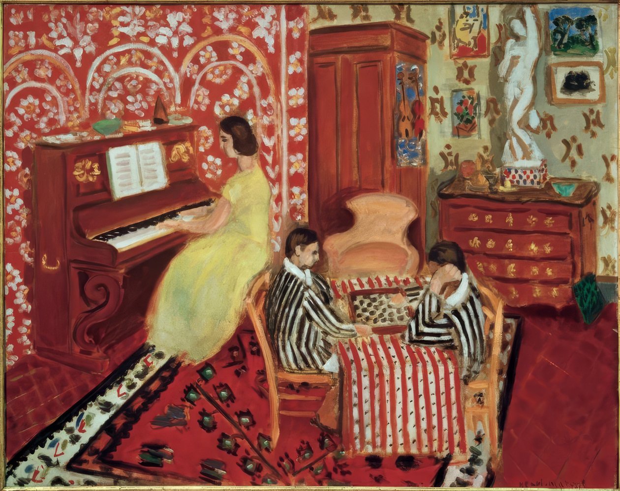 Pianista e intérpretes femeninas de Henri Matisse