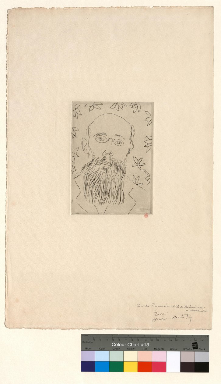 Retrato de Bourgeat parecido a Vassaux de Henri Matisse