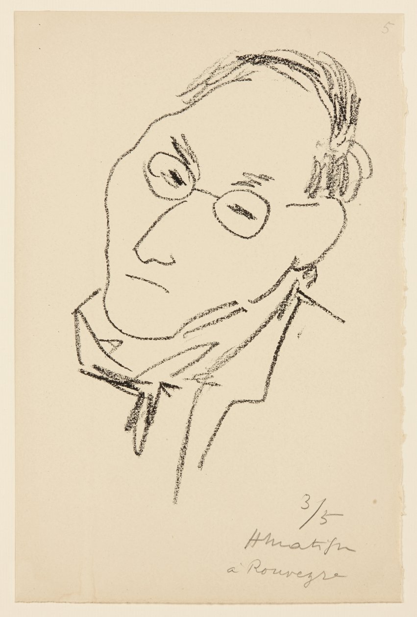 Retrato de Paul Léautaud de Henri Matisse