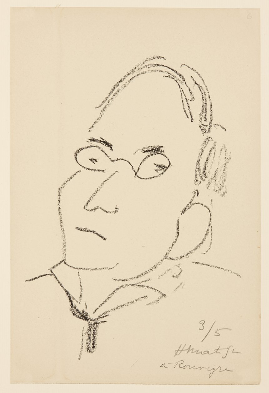 Retrato de Paul Léautaud de Henri Matisse