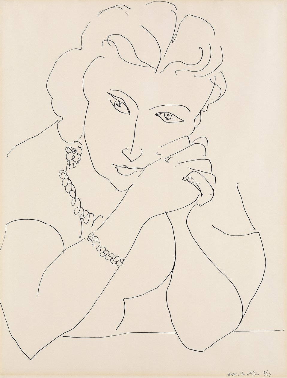 Retrato de mujer de Henri Matisse