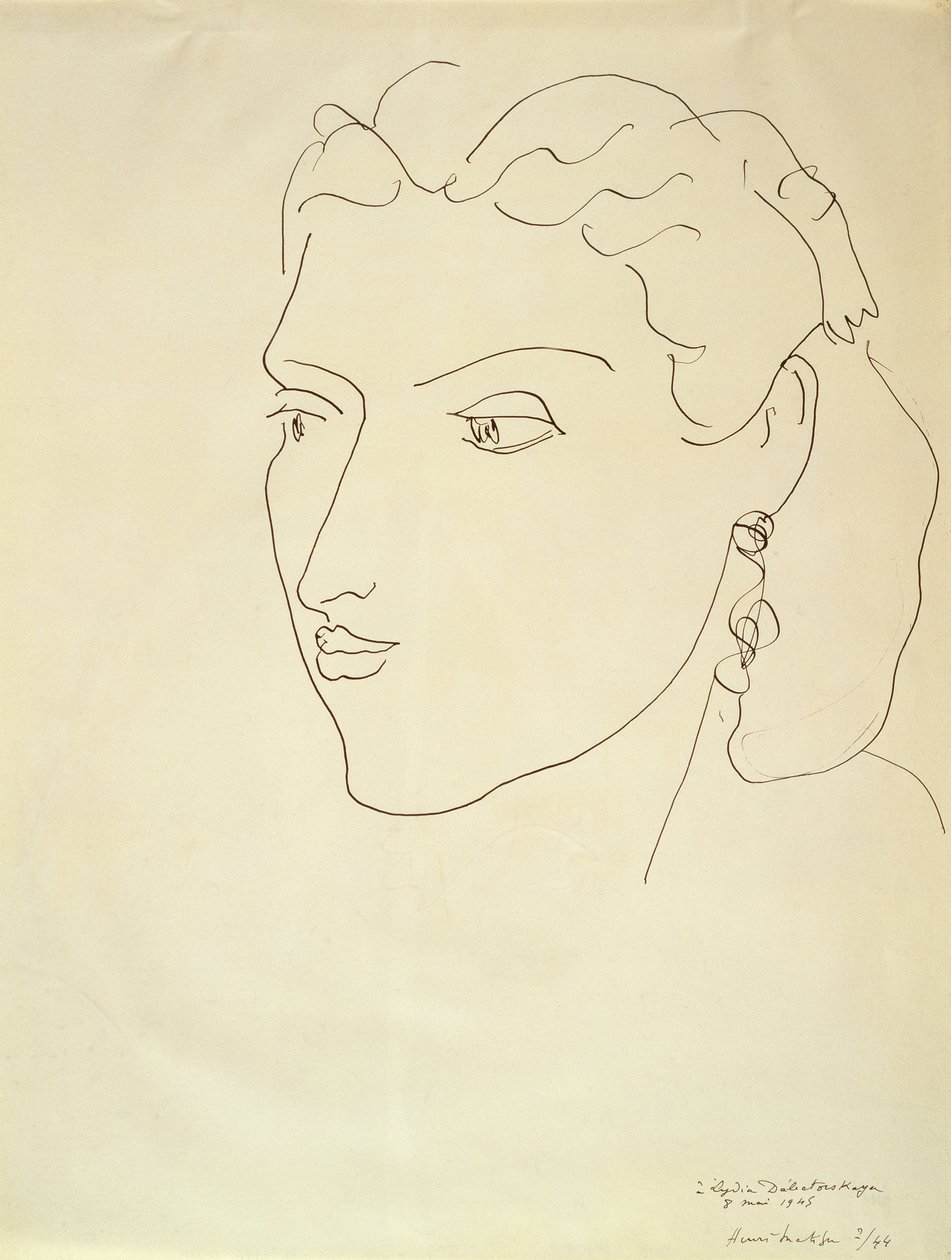 Retrato de mujer de Henri Matisse