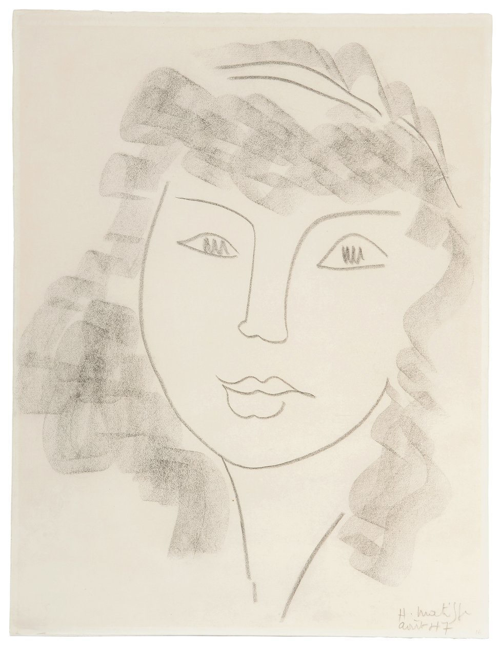 Retrato de mujer; Portrait de Femme de Henri Matisse