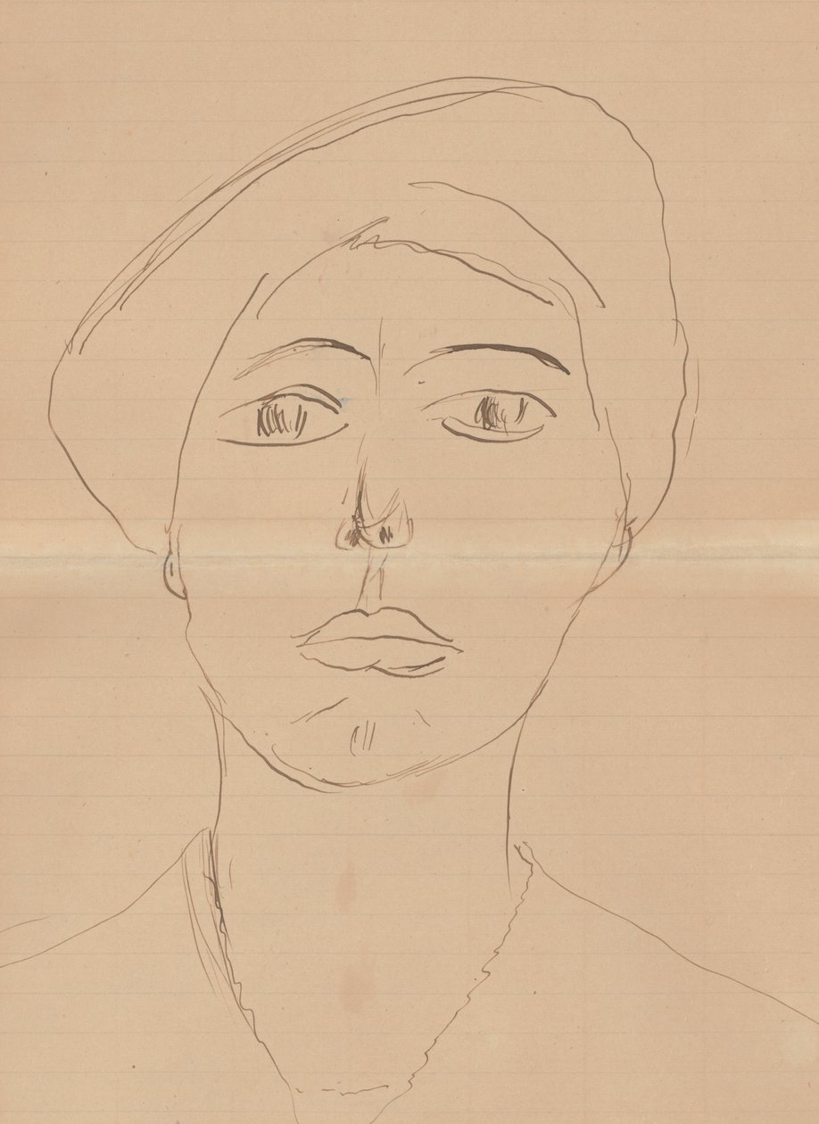 Retrato de mujer (Olga Meerson) de Henri Matisse