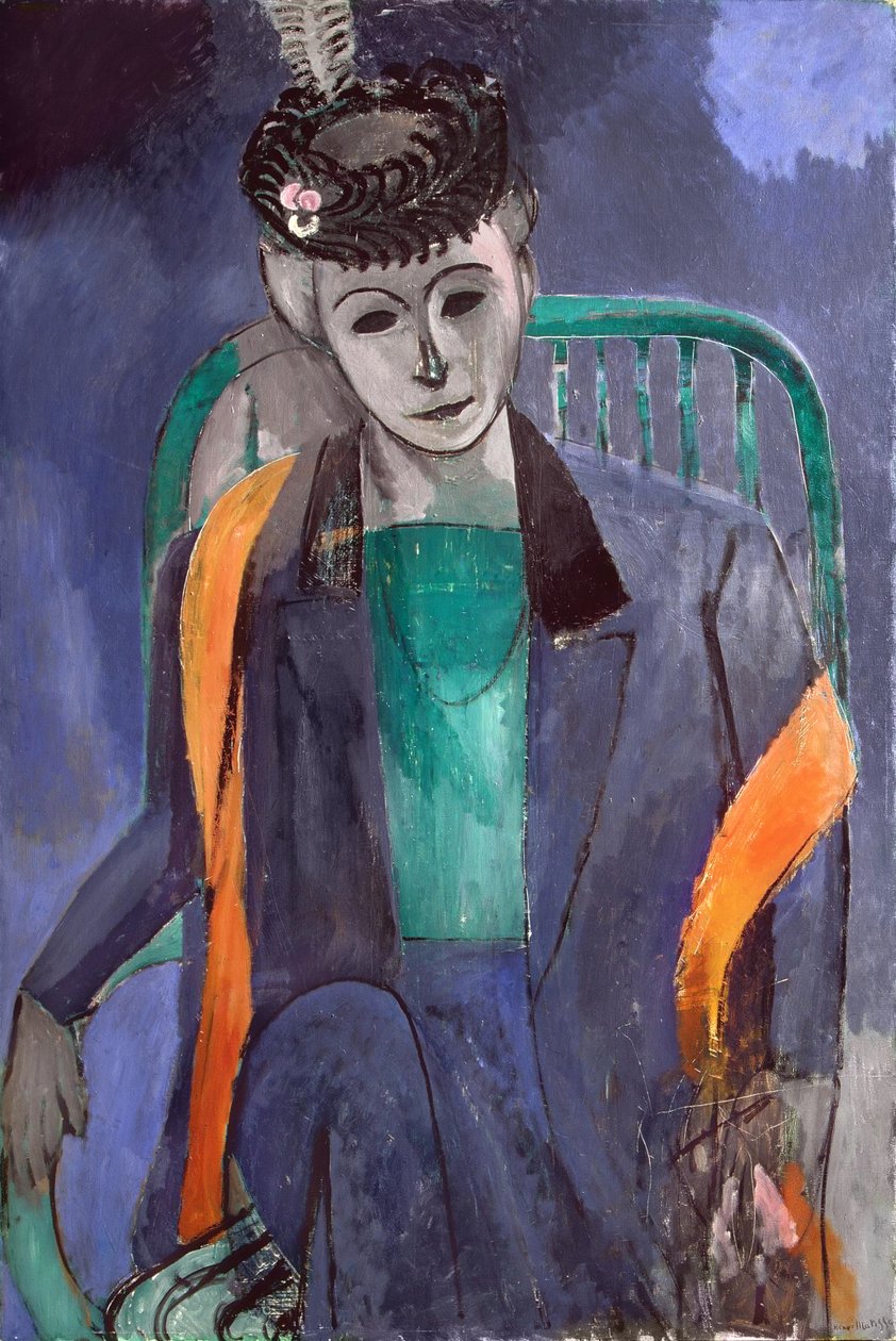 Retrato de la mujer del artista de Henri Matisse