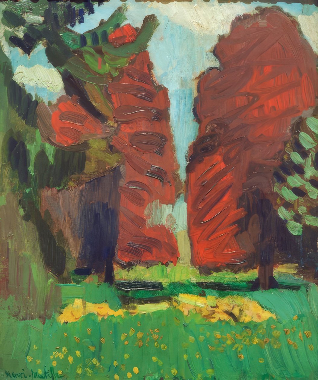 Haya púrpura de Henri Matisse