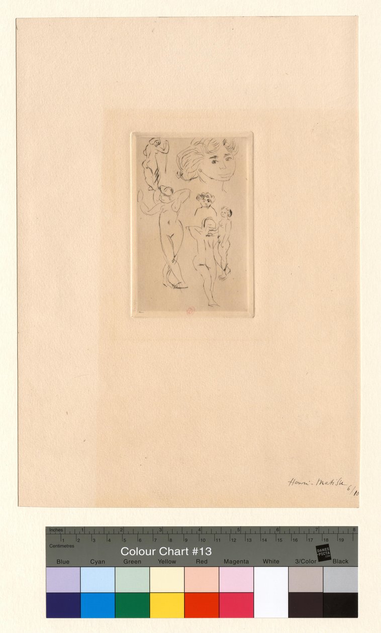 Cuatro desnudos, dos cabezas de Henri Matisse