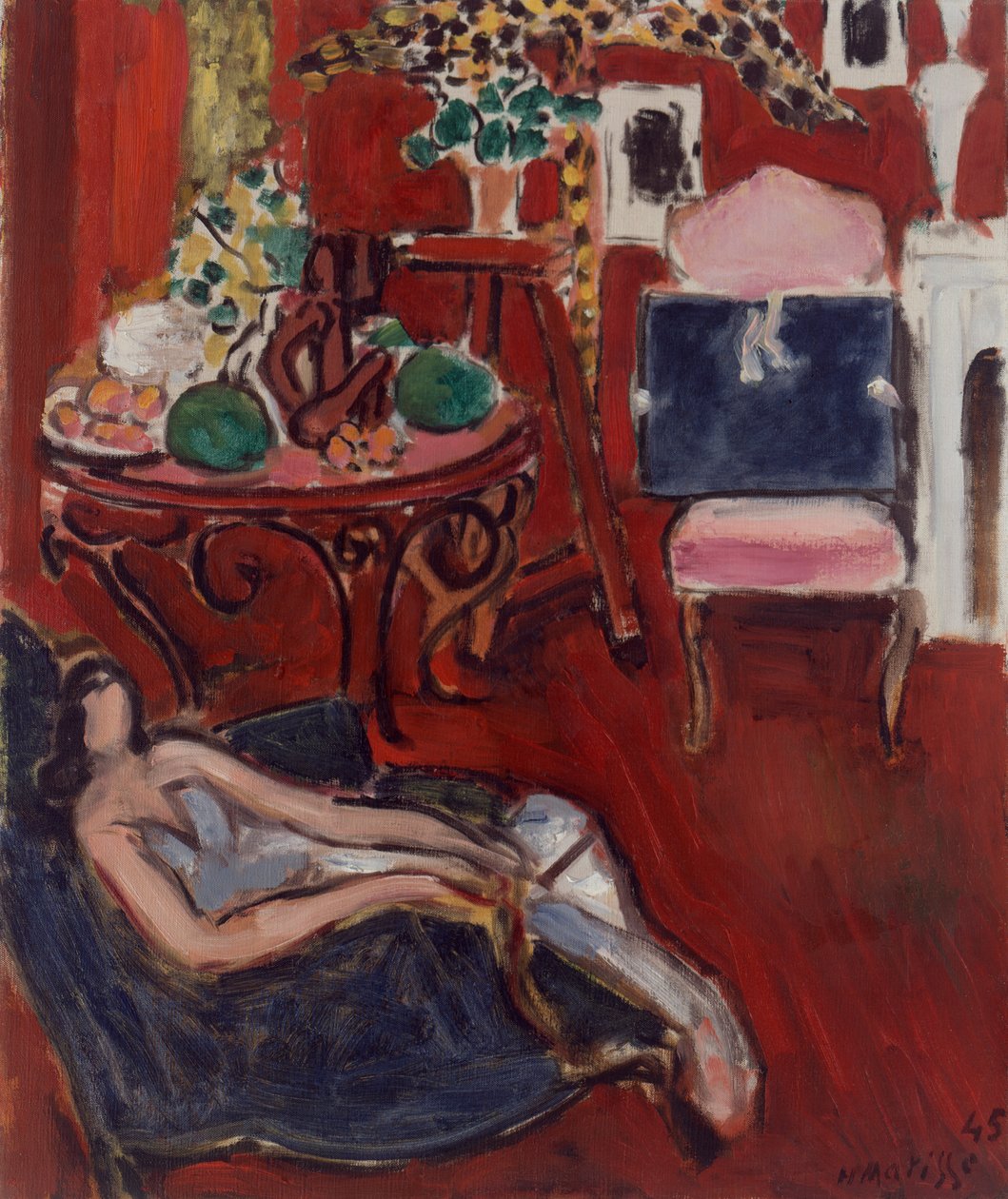 Interior rojo de Henri Matisse
