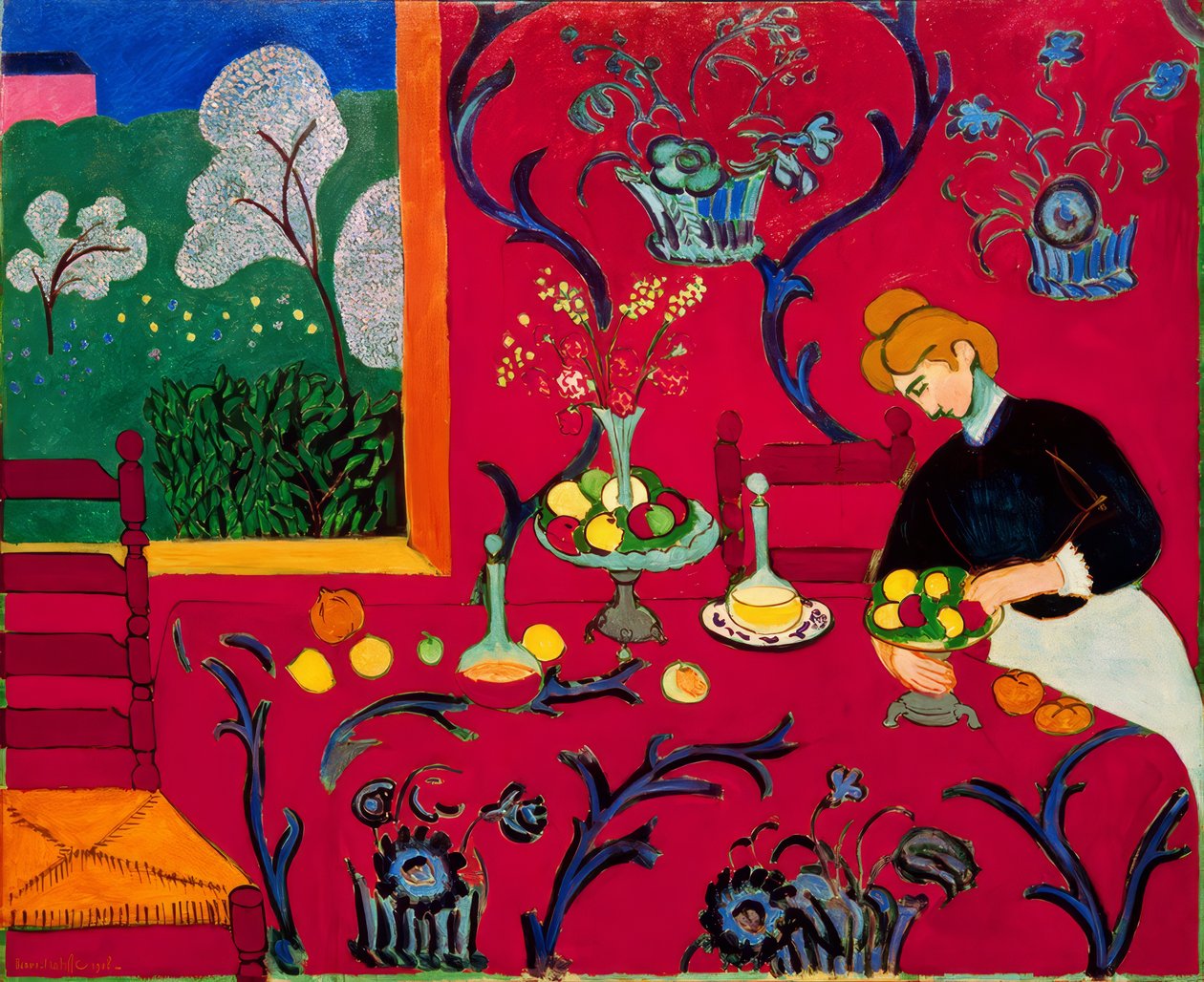 Habitación Roja (Armonía en rojo de Henri Matisse