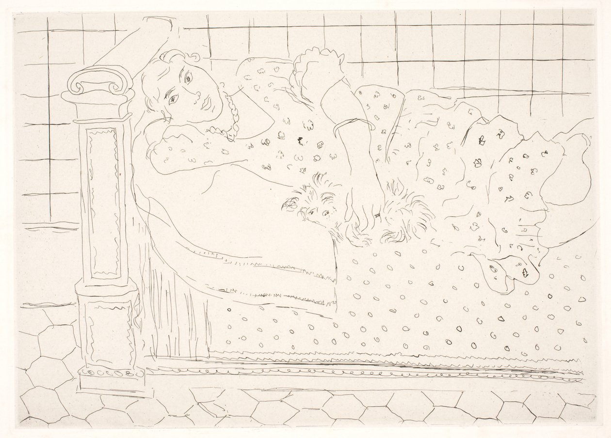 Reposo, figura con Gika de Henri Matisse
