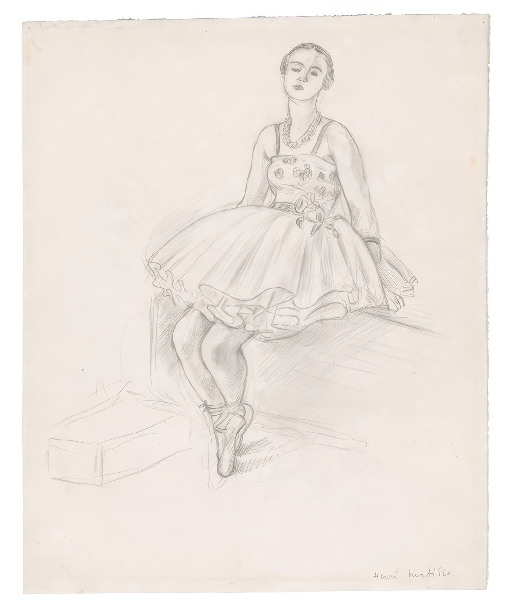 Bailarina sentada de Henri Matisse