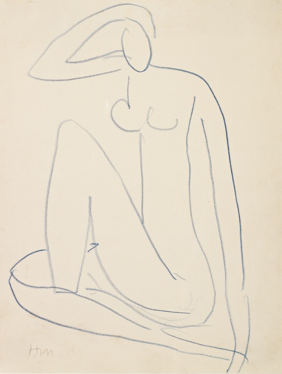 Figura femenina sentada de Henri Matisse
