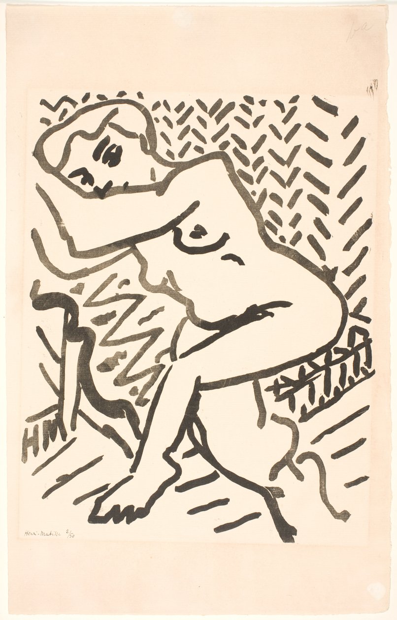 Desnudo sentado de Henri Matisse