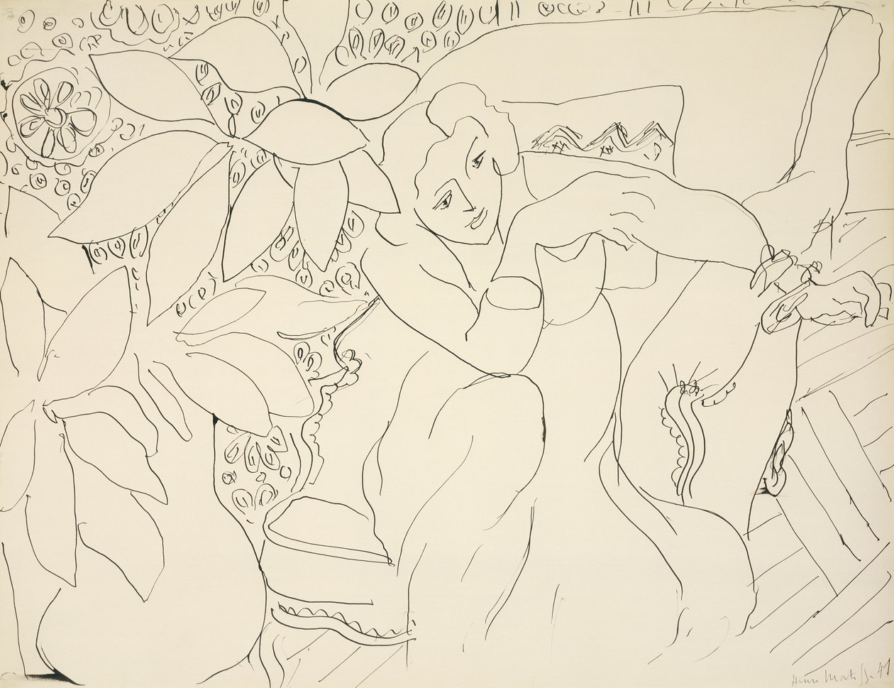 Mujer sentada de Henri Matisse