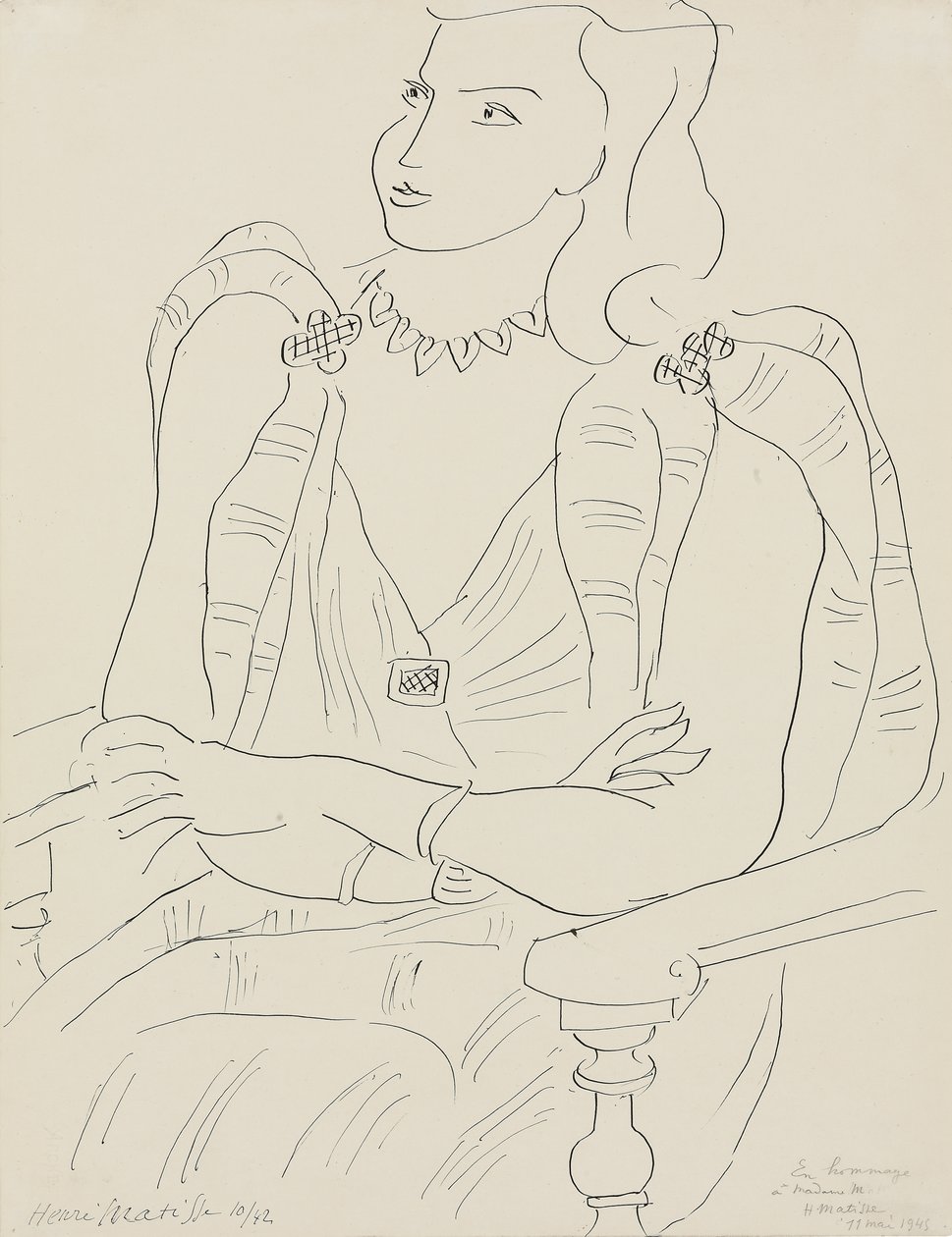 Mujer sentada de Henri Matisse