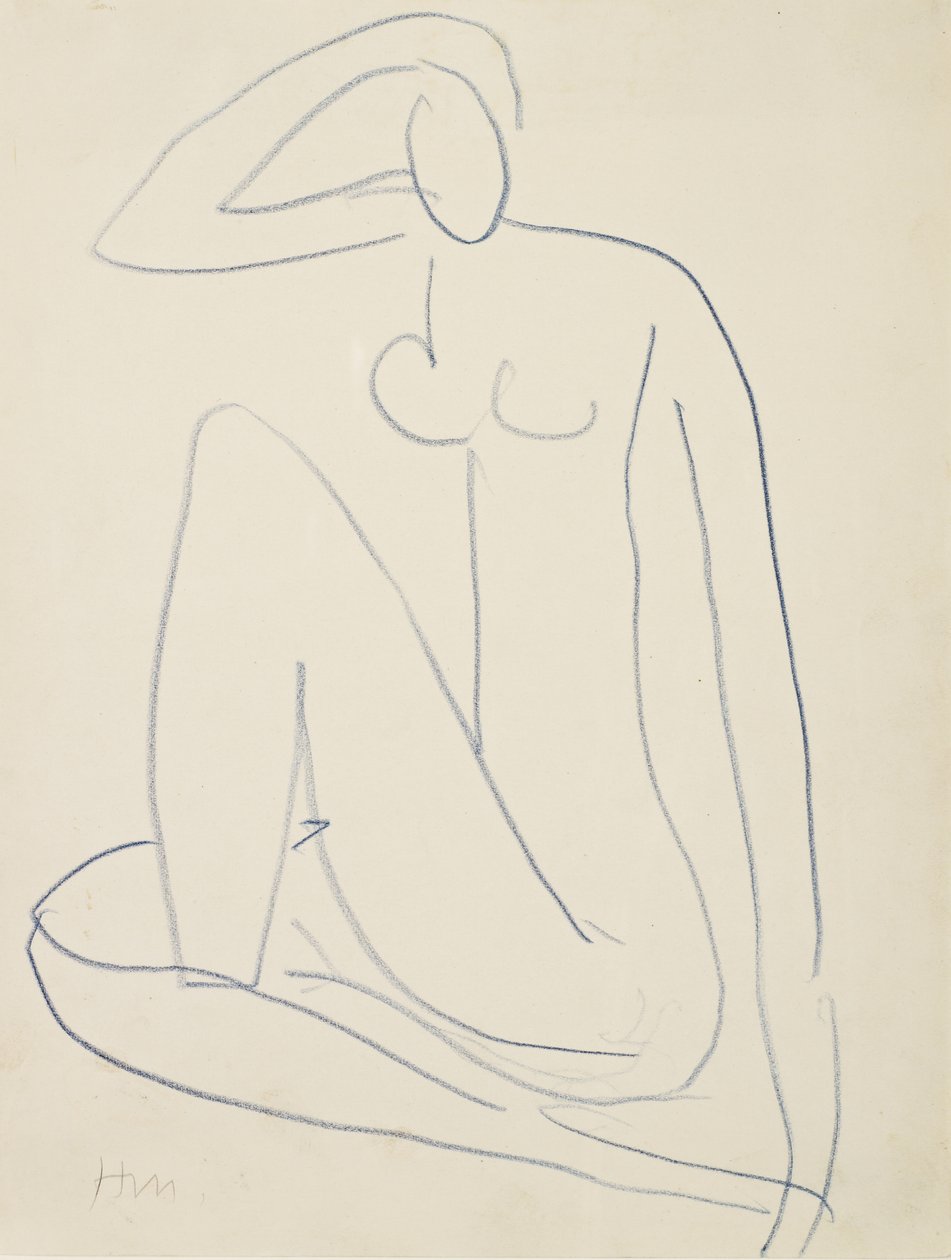 Figura femenina sentada de Henri Matisse
