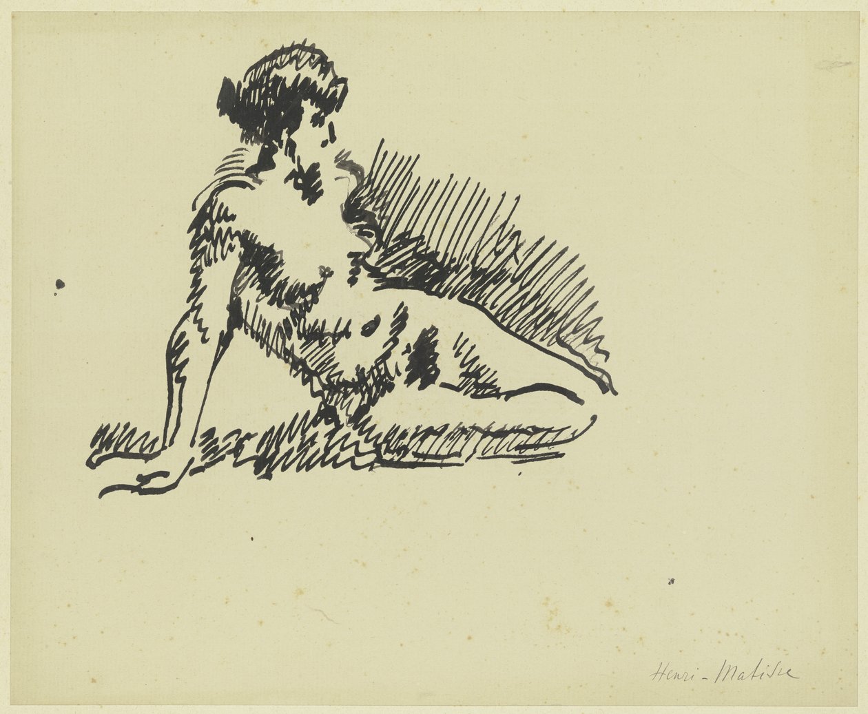 Desnudo femenino sentado de Henri Matisse